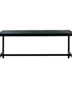 Mesa De Comedor De Madera De Mango Raw, 180 X 90 Cm