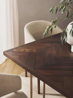 Mesa De Comedor De Madera De Mango Luca, Tamanos Diferentes