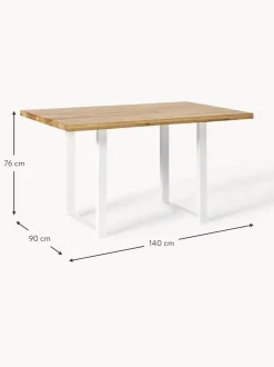 Mesa De Comedor De Madera De Roble Oliver, Diferentes Tamanos