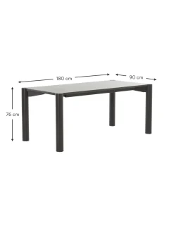 Mesa De Comedor De Madera De Pino Nyhamn, 180 X 90 Cm