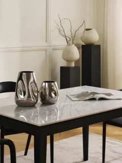 Mesa De Comedor En Look Marmol Jackson, Tamanos Diferentes