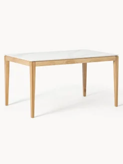 Mesa De Comedor En Look Marmol Jackson, Tamanos Diferentes