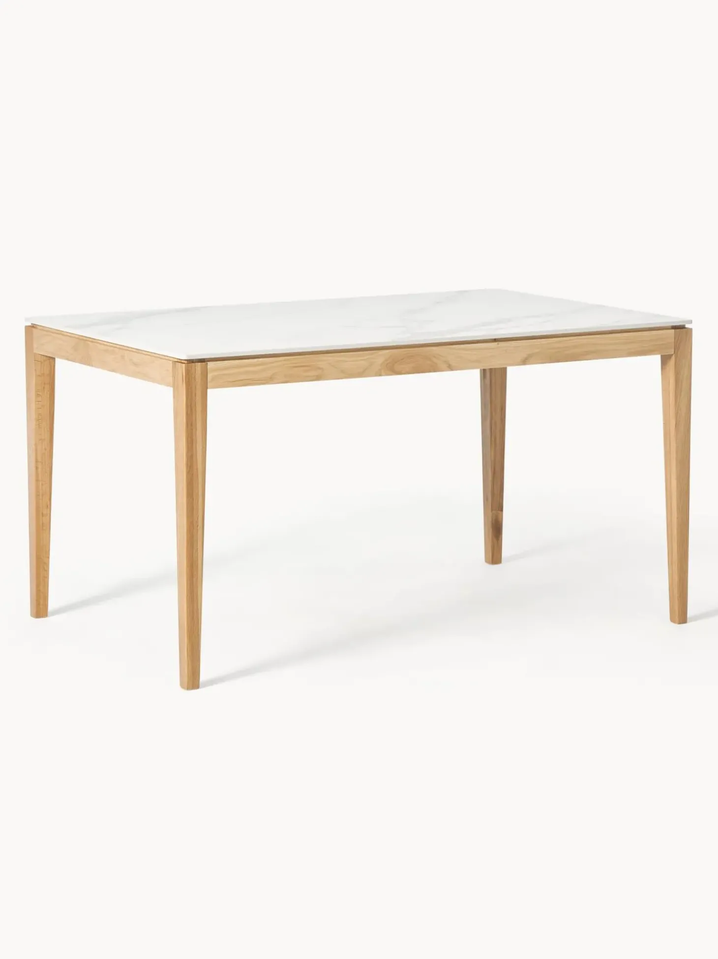 Mesa De Comedor En Look Marmol Jackson, Tamanos Diferentes