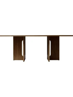 Mesa De Comedor En Madera Oscura Androgyne, Tamanos Diferentes