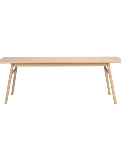 Mesa De Comedor Extensibe De Roble Nevis, 220-265 X 90 Cm