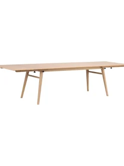 Mesa De Comedor Extensibe De Roble Nevis, 220-265 X 90 Cm
