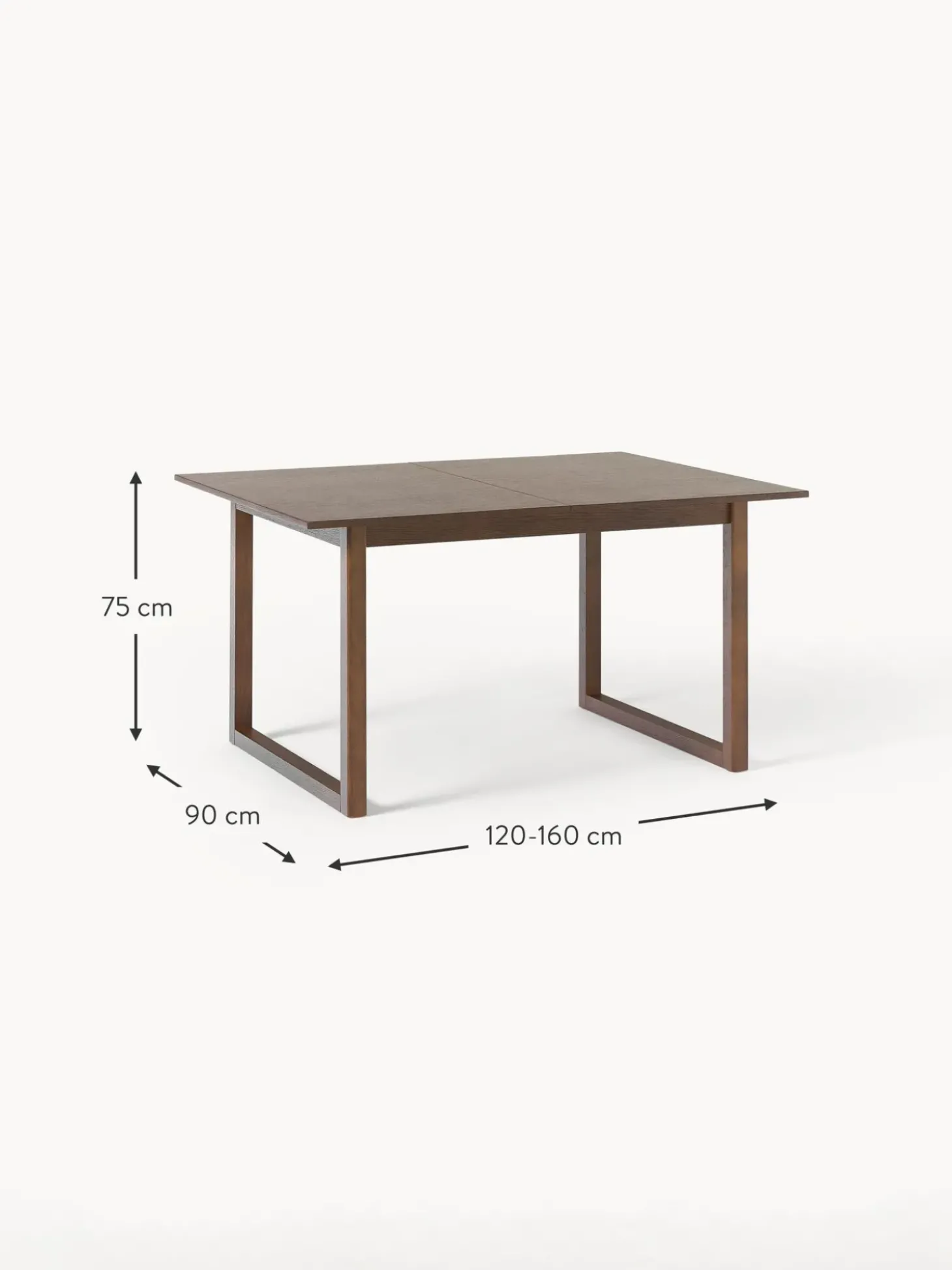 Mesa De Comedor Extensible Calla, Tamanos Diferentes