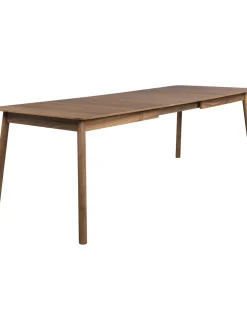Mesa De Comedor Extensible De Madera De Nogal Glimps, 180- 240 X 90 Cm