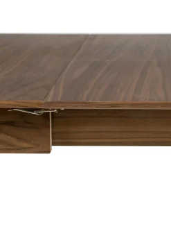 Mesa De Comedor Extensible De Madera De Nogal Glimps, 180- 240 X 90 Cm