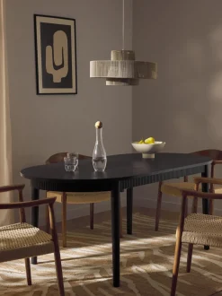 Mesa De Comedor Extensible De Madera De Roble Calary