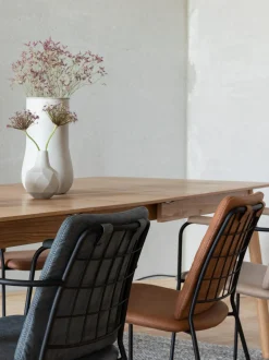 Mesa De Comedor Extensible De Madera De Fresno Glimps, 180- 240 X 90 Cm