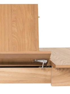 Mesa De Comedor Extensible De Madera De Fresno Glimps, 180- 240 X 90 Cm