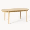 Mesa De Comedor Extensible De Madera De Roble Calary