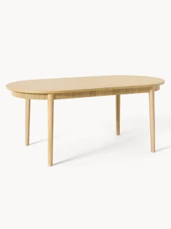 Mesa De Comedor Extensible De Madera De Roble Calary