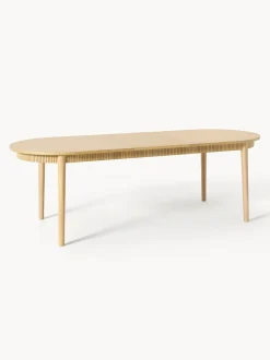 Mesa De Comedor Extensible De Madera De Roble Calary