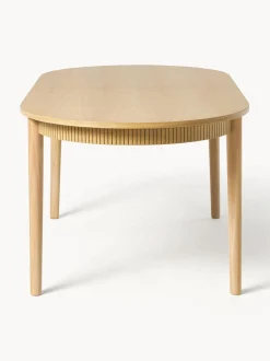 Mesa De Comedor Extensible De Madera De Roble Calary
