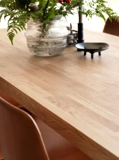 Mesa De Comedor Extensible En Roble Brooklyn, Tamanos Diferentes