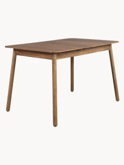 Mesa De Comedor Extensible De Madera De Nogal Glimps, 120- 62 X 80 Cm