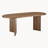 Mesa De Comedor Ovalada De Madera Toni, 200 X 90 Cm