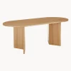 Mesa De Comedor Ovalada De Madera Toni, 200 X 90 Cm
