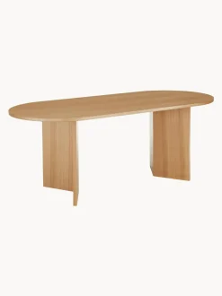 Mesa De Comedor Ovalada De Madera Toni, 200 X 90 Cm