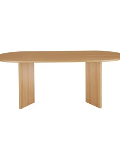 Mesa De Comedor Ovalada De Madera Toni, 200 X 90 Cm