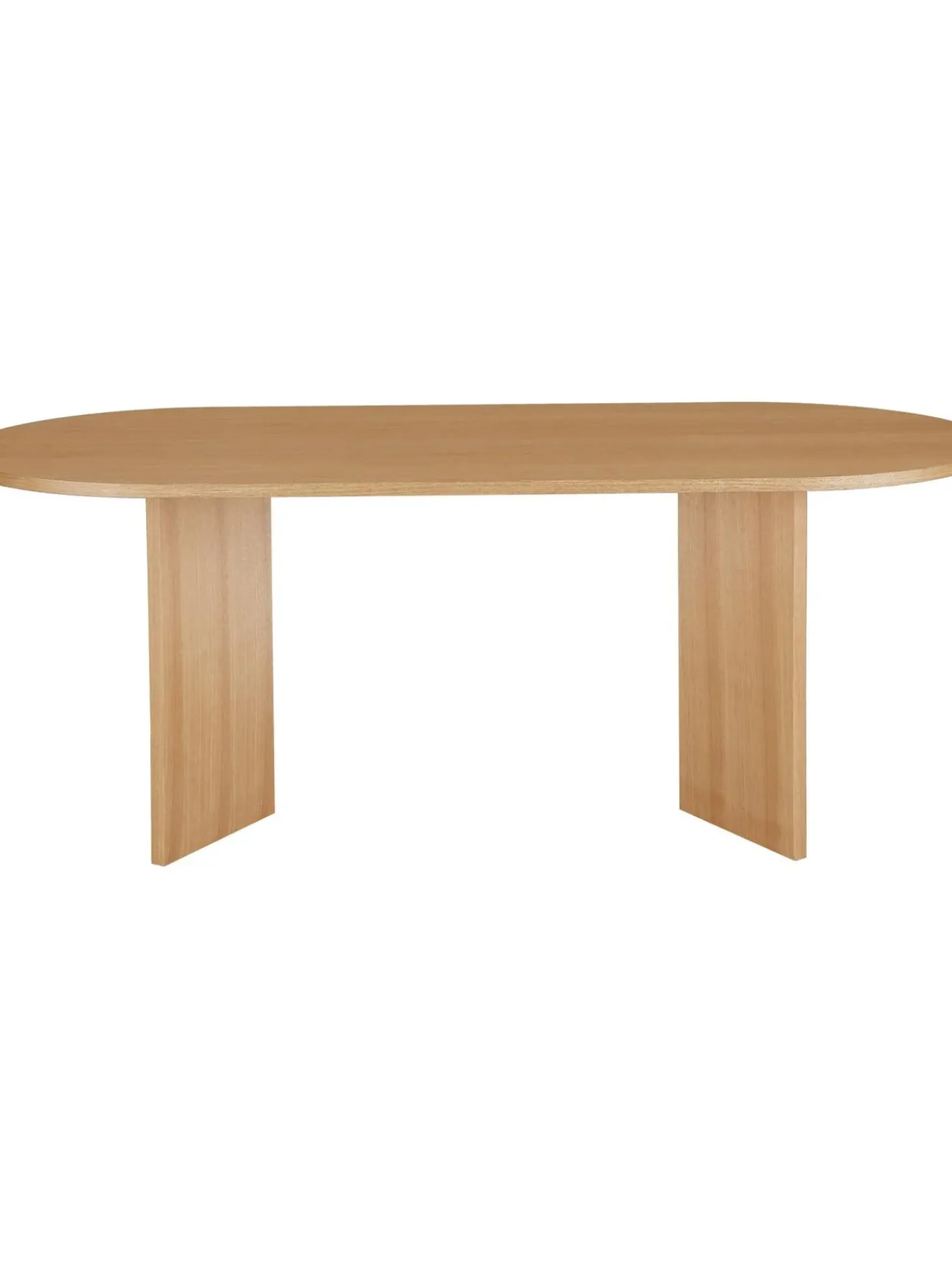 Mesa De Comedor Ovalada De Madera Toni, 200 X 90 Cm