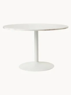 Mesa De Comedor Ovalada De Marmol Miley, 120 X 90 Cm