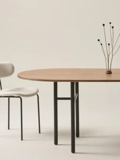 Mesa De Comedor Ovalada De Madera De Roble Vejby, 210 X 95 Cm