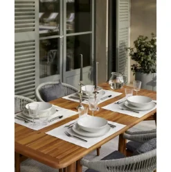 Mesa De Comedor Para Exterior De Madera De Acacia Malmo