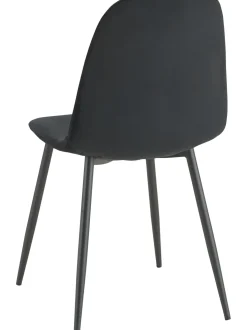 Mesa De Comedor Redonda Con Sillas De Terciopelo Gilda, O 110 Cm