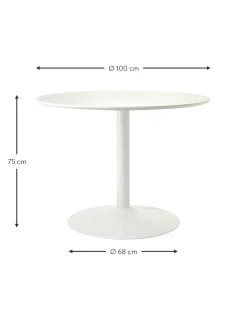 Mesa De Comedor Redonda Menorca, O 100 Cm