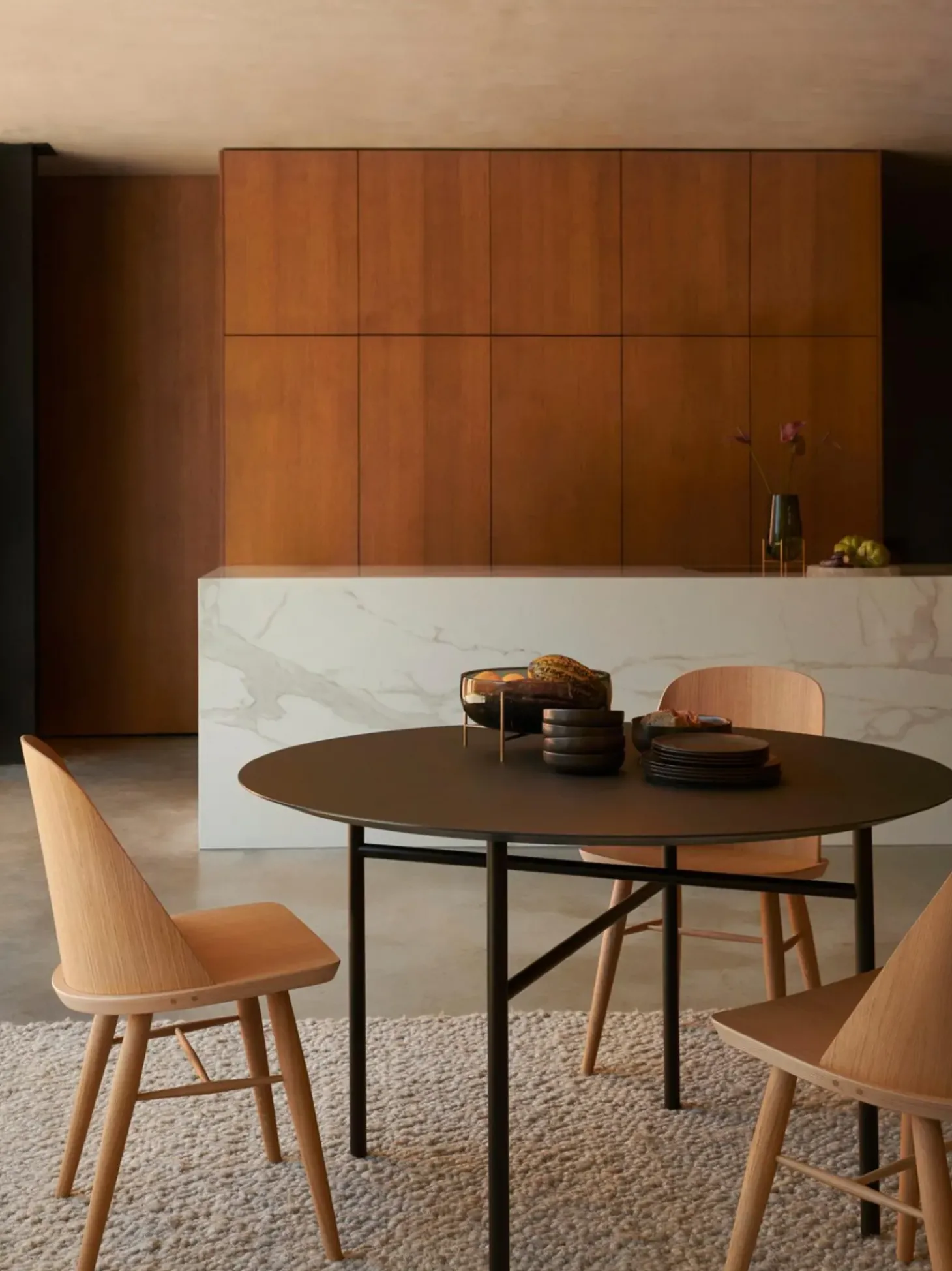 Mesa De Comedor Redonda Snaregade, O 120 Cm