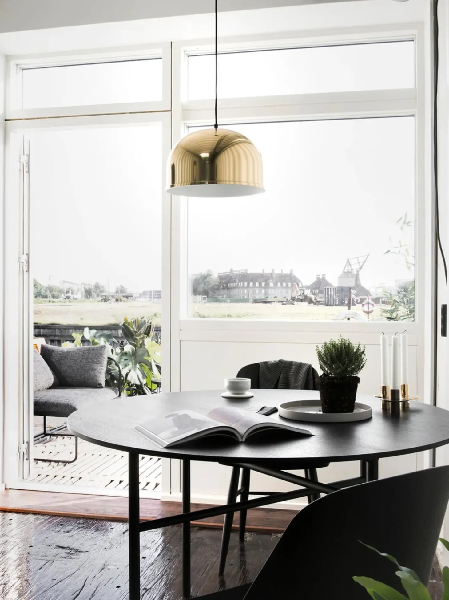 Mesa De Comedor Redonda Snaregade, O 120 Cm