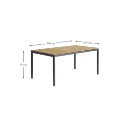 Mesa Para Exterior De Madera De Teca Mood, Tamanos Diferentes