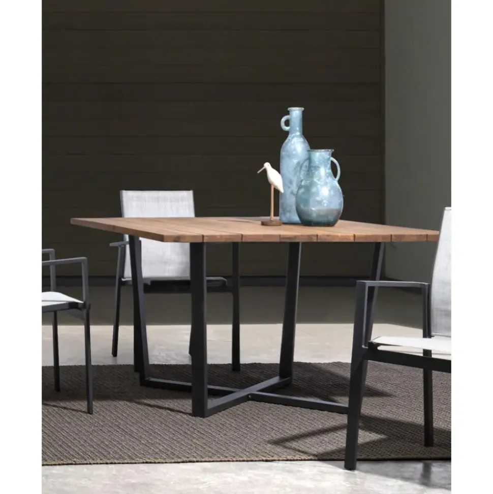 Mesa Para Exterior De Madera De Acacia Helsinki, 130 X 75 Cm