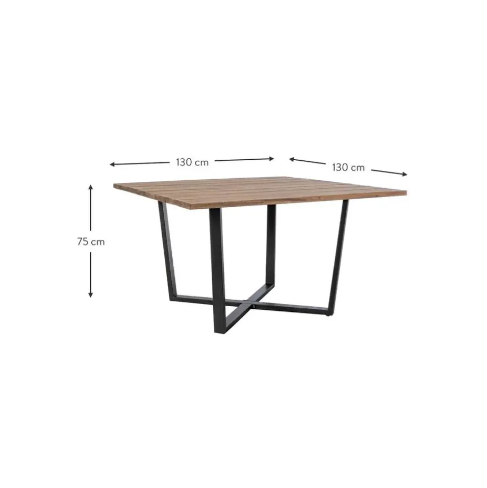 Mesa Para Exterior De Madera De Acacia Helsinki, 130 X 75 Cm