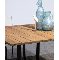 Mesa Para Exterior De Madera De Acacia Helsinki, 130 X 75 Cm