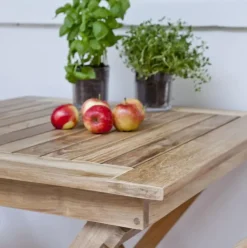 Mesa Plegable De Madera De Teca Para Exterior York