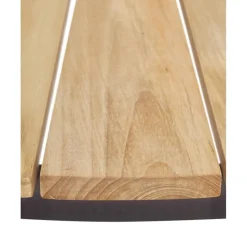 Mesa Redonda Para Exterior De Madera De Teca Hard & Ellen, Tamanos Diferentes