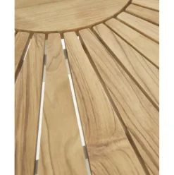 Mesa Redonda Para Exterior De Madera De Teca Hard & Ellen, Tamanos Diferentes