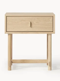 Mesilla De Noche Con Cajon De Roble Diana