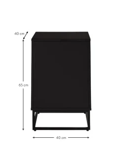 Mesilla De Noche De Madera Con Puerta Lyckeby