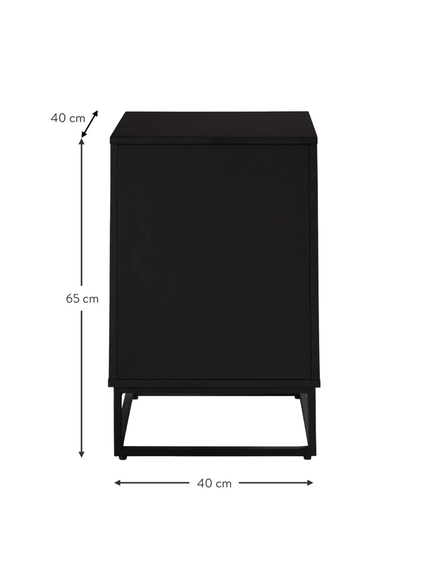 Mesilla De Noche De Madera Con Puerta Lyckeby