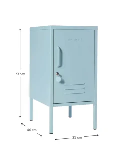 Mesilla De Noche Taquilla De Metal The Shorty, Con Abertura A La Izquierda O Derecha