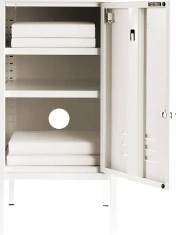 Mesilla De Noche Taquilla De Metal The Shorty, Con Abertura A La Izquierda O Derecha