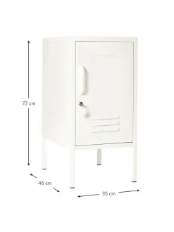 Mesilla De Noche Taquilla De Metal The Shorty, Con Abertura A La Izquierda O Derecha