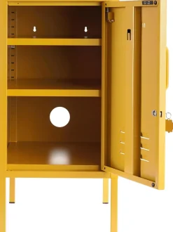 Mesilla De Noche Taquilla De Metal The Shorty, Con Abertura A La Izquierda O Derecha