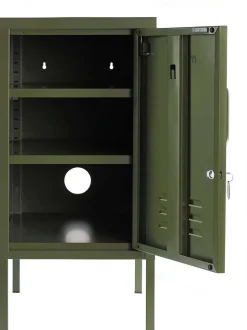 Mesilla De Noche Taquilla De Metal The Shorty, Con Abertura A La Izquierda O Derecha