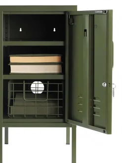 Mesilla De Noche Taquilla De Metal The Shorty, Con Abertura A La Izquierda O Derecha